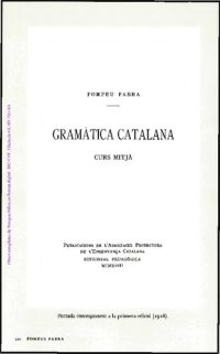 cover of the book Gramàtica catalana. Curs mitjà