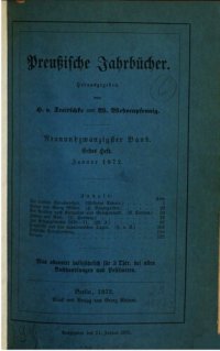 cover of the book Preußische Jahrbücher