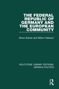 cover of the book The Federal Republic of Germany and the European Community