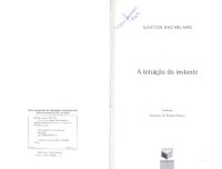 cover of the book A intuição do instante