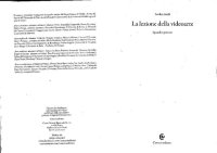 cover of the book La lezione della videoarte. Sguardi e percorsi