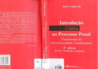 cover of the book Introdução crítica ao processo penal : (fundamentos da instrumentalidade constitucional)