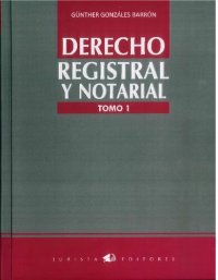 cover of the book DERECHO REGISTRAL Y NOTARIAL