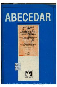 cover of the book Abecedar. Metódă nouă de scriere și cetire pentru usulu clasei I primariă