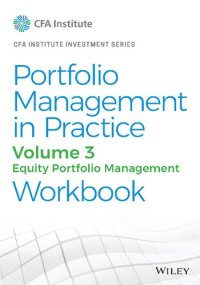 cover of the book Portfolio Management in Practice, Volume 3: Equity Portfolio Management Workbook