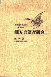 cover of the book 湘方言语音研究