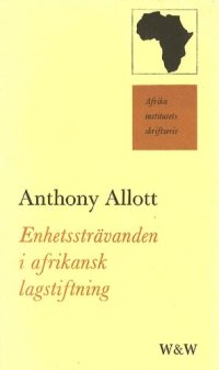 cover of the book Enhetssträvanden i afrikansk lagstiftning