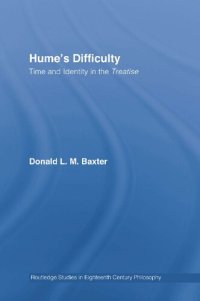 cover of the book Hume's Difficulty: Time and Identity in the Treatise