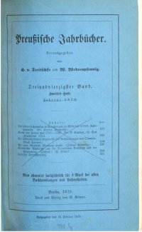 cover of the book Preußische Jahrbücher