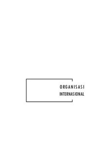 cover of the book Organisasi Internasional