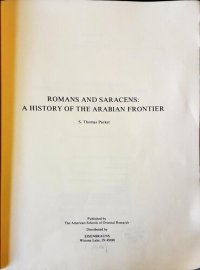 cover of the book Romans and Saracens: a history of the Arabian frontier