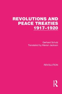 cover of the book Revolutions and Peace Treaties 1917–1920