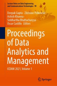 cover of the book Proceedings of Data Analytics and Management: ICDAM 2021, Volume 1