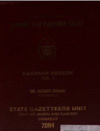 cover of the book Jammu and Kashmir state: Kashmir region, Volume 1