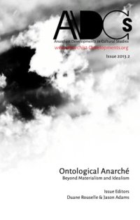 cover of the book Ontological anarché : beyond materialism and idealism