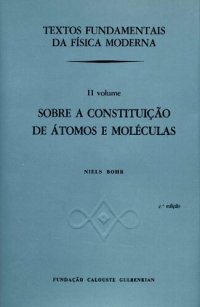 cover of the book Sobre a Constituição de Átomos e Moléculas