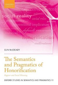 cover of the book The Semantics and Pragmatics of Honorification: Register and Social Meaning