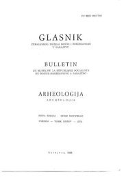 cover of the book Glasnik zemaljskog muzeja u Bosni i Hercegovini