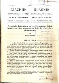 cover of the book Glasnik zemaljskog muzeja u Bosni i Hercegovini