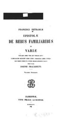 cover of the book Epistolae de rebus familiaribus et Variae