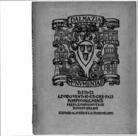 cover of the book La Dalmazia monumentale