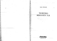 cover of the book Teorijska mehanika tla