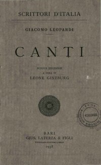 cover of the book Canti