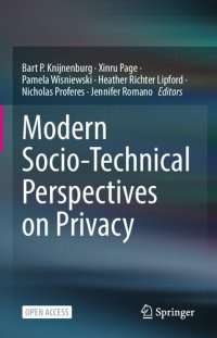 cover of the book Modern Socio-Technical Perspectives On Privacy