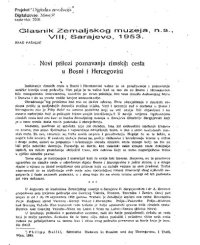 cover of the book Novi prilozi poznavanju rimskih cesta u Bosni i Hercegovini