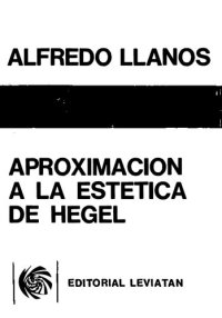 cover of the book Aproximación a la estética de Hegel