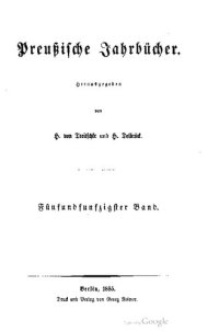 cover of the book Preußische Jahrbücher