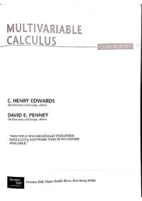 cover of the book Multivariable Calculus