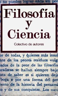 cover of the book Filosofía y ciencia