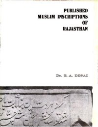 cover of the book Published Muslim Inscriptions of Rajasthan