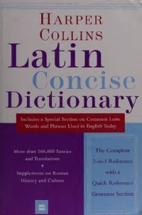 cover of the book Collins Latin Concise Dictionary