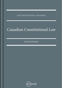 cover of the book Canadian Constitutional Law