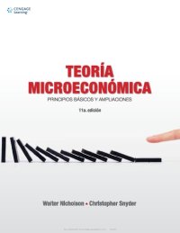 cover of the book Teoría Microeconómica: Principios básicos y ampliaciones