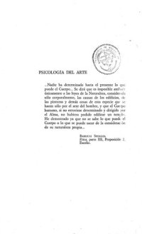 cover of the book Psicología del arte