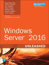 cover of the book Windows server 2016 unleashed