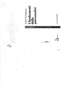 cover of the book I fondamenti della psicoanalisi