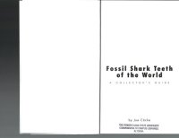 cover of the book Fossil shark teeth of the world: A collector's guide