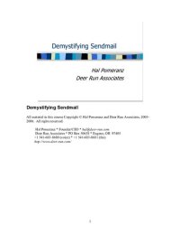 cover of the book Demystifying Sendmail