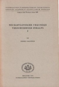 cover of the book Neubabylonische Urkunden verschiedenen Inhalts