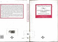 cover of the book Cultura jurídica europea : síntesis de un milenio