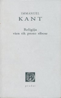 cover of the book Religija vien tik proto ribose