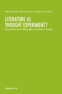 cover of the book Literature as Thought Experiment?: Perspectives from Philosophy and Literary Studies