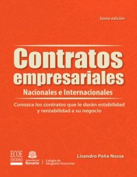 cover of the book Contratos Empresariales Nacionales e Internacionales