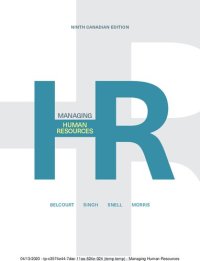 cover of the book Managing Human Resources - Ninth Canadian Edition