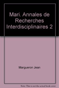 cover of the book Mari, annales de recherches interdisciplinaires