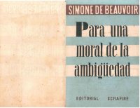 cover of the book Para una moral de la ambigüedad